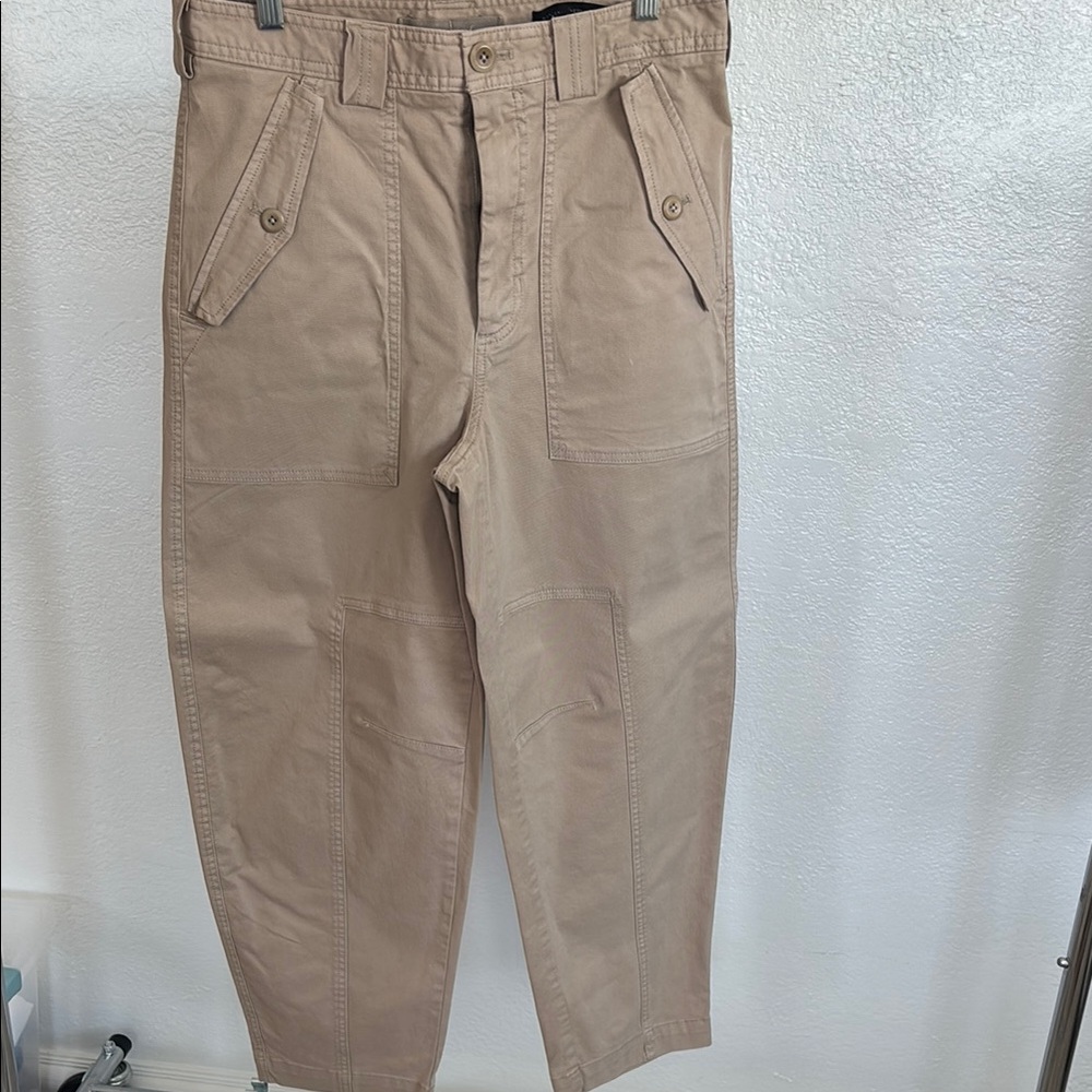 Banana Republic Women’s Maverick Barrel Leg Utility Cargo Pants